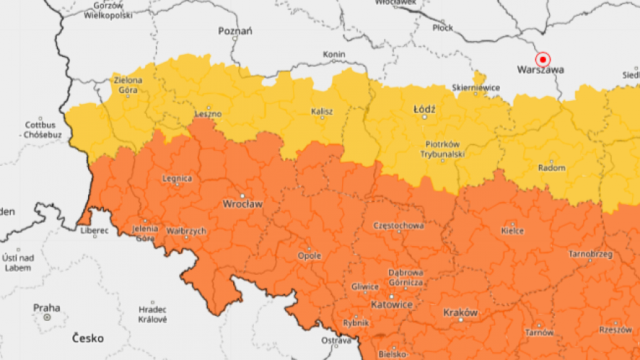 Pogoda, 3 maja, prognoza pogody, burze, ostrzeżenie IMGW, alert (fot. IMGW)