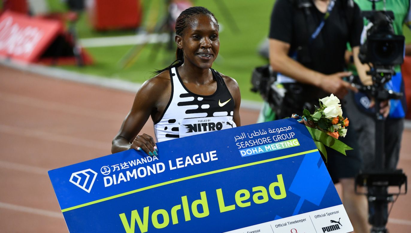 Faith Kipyegon jest nową rekordzistką świata w biegu na 1500 metrów (fot. Getty Images)